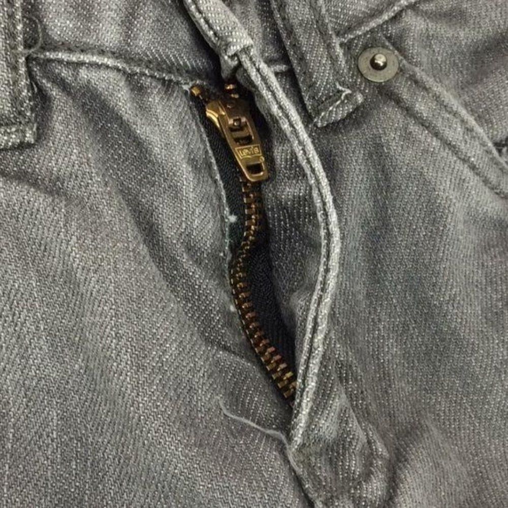 Levi's 514 Slim Straight Faded Black boys size‎ 6 regular jeans - Picture 6 of 8
